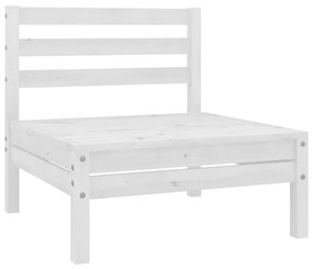 vidaXL 2 db tömör fenyőfa kerti középső kanapé