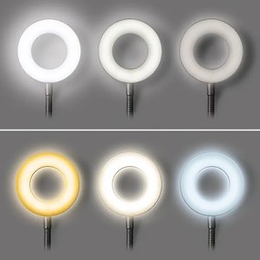 Brilagi - LED állítható fényű csiptetős lámpa ORBELA LED/8W/230V 3000-5000K feke