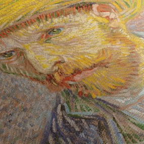 Kép - Vincent van Gogh, Self-Portrait with a Straw Hat (The Potato Peeler), reprodukciók (70x50 cm)