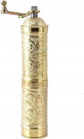 Borsdaráló Só Fűszer Kézi Fém Keleti Díszített Arany