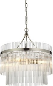 Endon glamour modern függeszték marietta nikkel átlátszó end104113