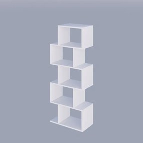 Könyvespolc MERIC 15x60 cm fehér