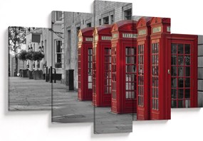 Kép - Londoni telefonfülkék (150x105 cm)