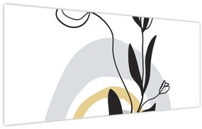 Kép - Virágok vázában N⁰1 (120x50 cm)
