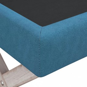 kék bársony tárolóülőke 110 x 45 x 49 cm