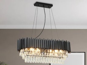 CARLOS LED DESIGN KRISTÁLYCSILLÁR FÜGGŐLÁMPA 10x40W