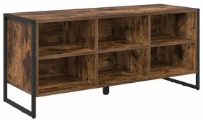 Cipőszekrény tárolóval Füstös tölgy 60 x 35 x 44 cm Faanyag