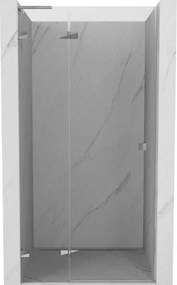 Mexen Lunar L baloszós zuhanyajtó balos 90 cm, átlátszó, króm - 834L-090-000-01-00-L