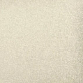 2 az 1-ben krémszínű műbőr padlókanapéágy 112 x 174 x 55 cm