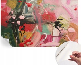 Dekoratív Öntapadós Tapéta Divatos Minták Színes Káosz 416x254 cm