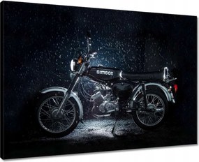 Vászonkép 70x50 Simson S51 Négysebességes Simson négyes dupla