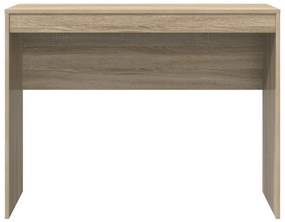 vidaXL Íróasztal Sonoma tölgy Mérnökileg kezelt fa 100 x 40 x 76 cm