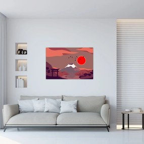Kép - Fuji hegység (90x60 cm)