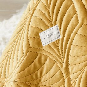 Feel Sárga bársonyos ágytakaró 240 x 260 cm