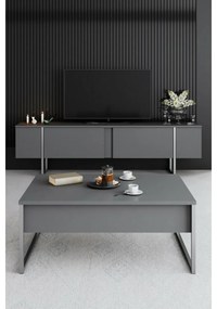 Luxe Anthracite and Silver konferenciaasztal