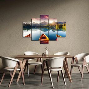 Kép - Tó csónakokkal (150x105 cm)