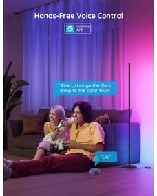 Govee - LED RGBW Fényerőszabályozható állólámpa LITE MATTER LED/24W/230V Wi-Fi