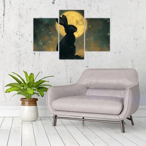 Kép - Nyúl és hold (90x60 cm)