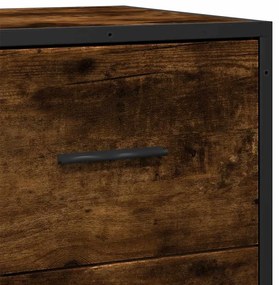 komód füstölt tölgy 68x35x76 cm Gépelt fa