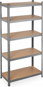 Garázspolc Kamrához Háztartási Főzőlap 5 Polc 180x90x40cm 875KG StandHeiz