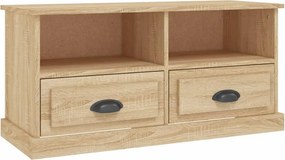 vidaXL sonoma tölgy színű szerelt fa fali TV-szekrény 93x35,5x45 cm