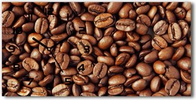 Modern falióra, üveg Kávébab 60x30