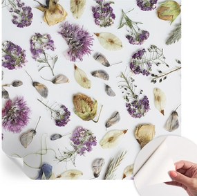 Öntapadós fali fotótapéta Hálószobába Szárított virágok 250x250 cm