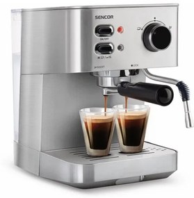 Sencor SES 4010SS espresso kávéfőző, rozsdamentes