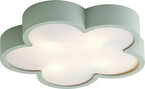 Gyerekszoba mennyezeti lámpa zöld-fehér - Lucille