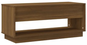 barna tölgy színű szerelt fa TV-szekrény 102x41x44 cm