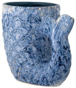 Kék agyagkerámia váza (magasság 12 cm) Ariella – Bloomingville