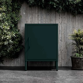 Éjjeliszekrény MIA, 424 x 595 x 400 mm, Modern: palack zöld szín