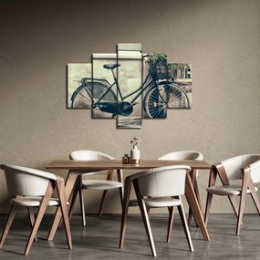 Kép - Vintage kör virágokkal (150x105 cm)