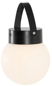 Kültéri lógólámpa fekete, beépített LED-del, 3 fokozatban szabályozható napenergia - Cornelia