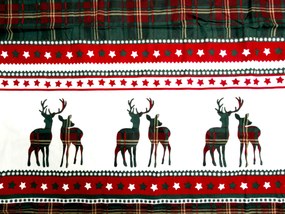 Flanel ágynemű FJORDEN zöld Ágyneműhuzat mérete: 70 x 90 cm | 140 x 200 cm