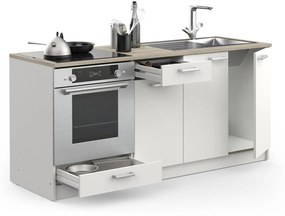 Konyhaszekrény COOKING tölgy/fehér