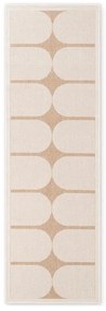 Bézs-elefántcsont színű kültéri-beltéri futószőnyeg 80x250 cm Duet Bowen – NORTHRUGS