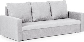 DELLA Háromszemélyes kinyitható kanapé Világosszürke