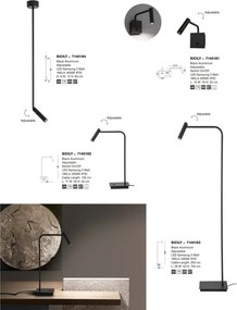 Állólámpa Fekete SICILY NOVA LUCE 7140183