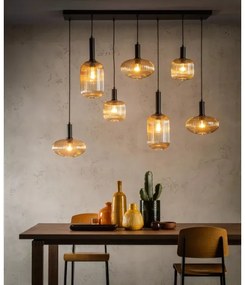 Lucide 45386/07/62 - Csillár zsinóron MALOTO 7xE27/40W/230V