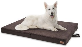 Paco, kutyafekhely, párna kutya részére, mosható, ortopéd, csúszásgátló, légáteresztő, összecsukható memóriahab, XL méret (120 x 10 x 85 cm)