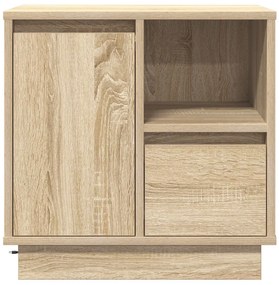 Éjjeli Szekrények LED 2 db Sonoma Tölgy 50x34.5x50 cm