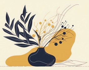 Poszter 76x60,5cm Sötét levelek nyugalma