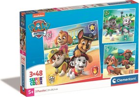 Mancs Őrjárat Patches 3x48 db-os puzzle Clementoni