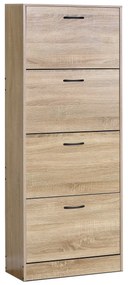 Cipősszekrény rekeszekkel G1018 OAK, tölgy