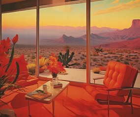 Poszter 60x50cm Ülés a Sivatagi Házban