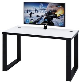 Gamer PC asztal Gamer S (fehér + fekete) (világítás nélkül). 1054988