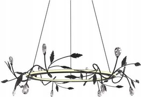 Apeti Candellux Led lámpa levelekkel kristályokkal, 36W