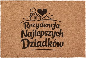 Lábtörlő Nagymama Nagypapa napja Ajándék Kókusz ajtóra 60x40