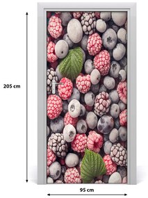 Ajtóposzter öntapadós fagyasztott gyümölcs 75x205 cm